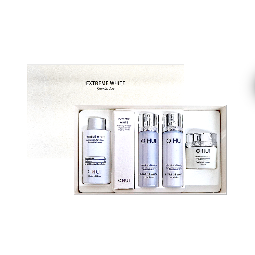 OHUI EXTREME WHITE MelaToning Dark Spot Ampoule Essenece Special Set