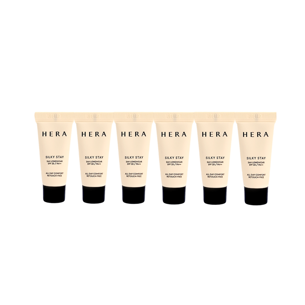 HERA Silky Stay 24H Long Wear Foundation 21N1 (5ml x 6ea)