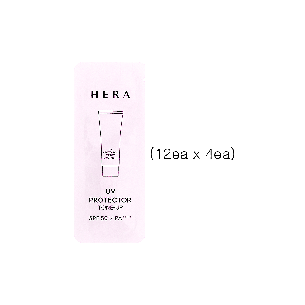 HERA UV Protector Tone-up (1ml x 12ea)x4 SPF50+/PA++++